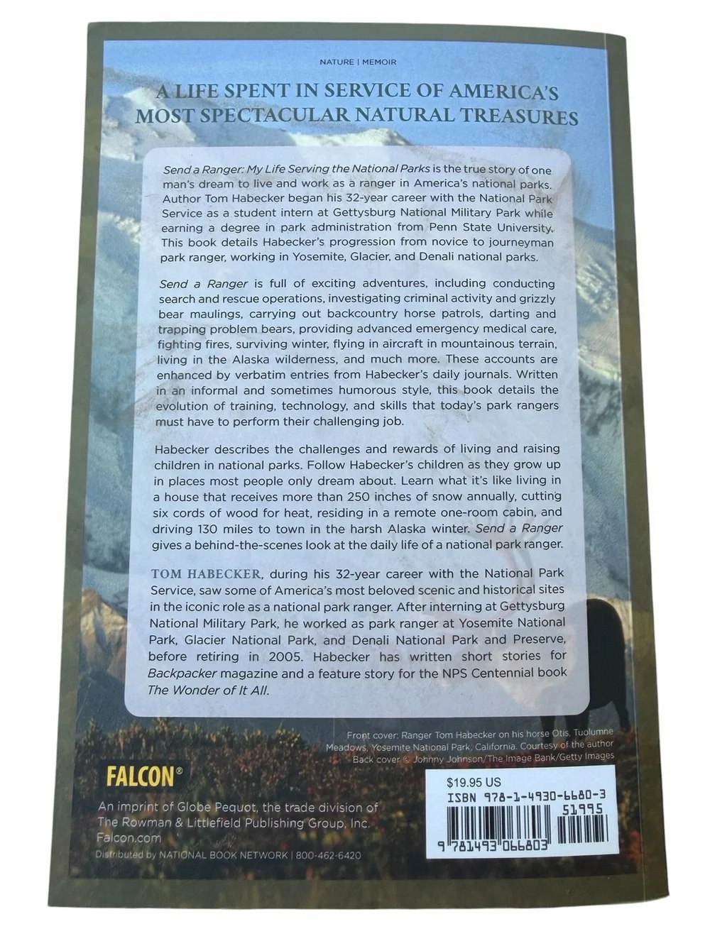 Softcover Book Send a Ranger My Life Serving the National Parks by Tom Habecker